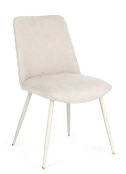Sedie>Bizzotto SEDIA IN TESSUTO BEIGE - CORA
