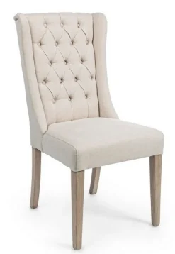 Sedie>Bizzotto SEDIA IN TESSUTO BEIGE - COLUMBIA