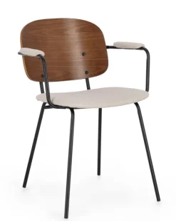 Sedie>Bizzotto SEDIA IN TESSUTO BEIGE - SIENNA