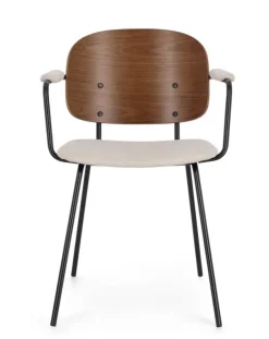 Sedie>Bizzotto SEDIA IN TESSUTO BEIGE - SIENNA