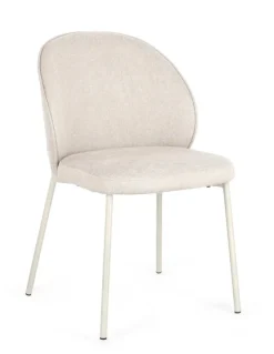 Sedie>Bizzotto SEDIA IN TESSUTO BEIGE - WENDY