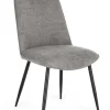 Sedie>Bizzotto SEDIA IN TESSUTO GRIGIO SCURO - CORA