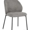 Sedie>Bizzotto SEDIA IN TESSUTO GRIGIO SCURO - WENDY