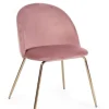 Sedie>Bizzotto SEDIA IN VELLUTO ROSA - TANYA