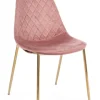 Sedie>Bizzotto SEDIA IN VELLUTO ROSA - TERRY