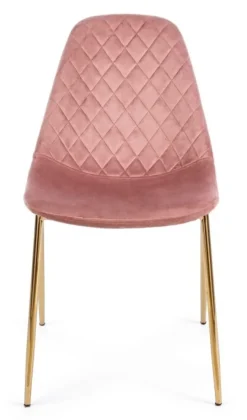 Sedie>Bizzotto SEDIA IN VELLUTO ROSA - TERRY