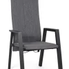 Sedie>Bizzotto SEDIA RECLINABILE IN ALLUMINIO ANTRACITE JX55 - ETHAN
