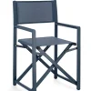 Sedie>Bizzotto SEDIA REGISTA IN ALLUMINIO NAVY - TAYLOR