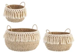 Ceste Decorative>Bizzotto SET3 CESTA 2M ALMA BOMB