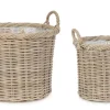 Ceste Decorative>Bizzotto SET2 CESTA 2M RANDY TO GRIGIO