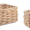 Ceste Decorative>Bizzotto SET2 CESTA MALANG NATURALE