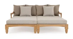 Daybed>Bizzotto SET2 LOUNGE C-C BALI NATURAL - FSC