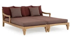 Daybed>Bizzotto SET2 LOUNGE C-C BALI WINE - FSC