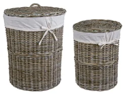 Ceste Decorative>Bizzotto SET2 P.BIANCHERIA NARRA BIANCO