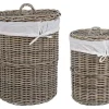 Ceste Decorative>Bizzotto SET2 P.BIANCHERIA NARRA NAT.