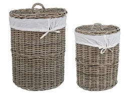Ceste Decorative>Bizzotto SET2 P.BIANCHERIA NARRA NAT.