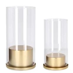 Portacandele>Bizzotto SET2 P.CANDELA KEIRA ORO