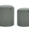 Pouf>Bizzotto SET2 POUF C-CONT SASHA C-VASS DARK