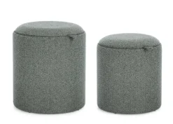 Pouf>Bizzotto SET2 POUF C-CONT SASHA C-VASS DARK