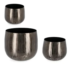 Coprivasi>Bizzotto SET3 P.VASO CHISEL TO ANTRACITE