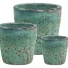 Vasi E Coprivasi>Bizzotto SET3 P.VASO DUYEN TONDO VERDE