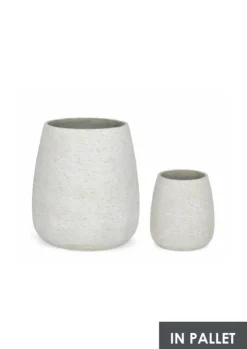 Vasi E Coprivasi>Bizzotto SET2 P.VASO EMEI ALTO BEIGE