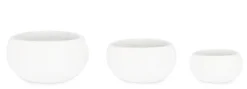 Vasi E Coprivasi>Bizzotto SET3 P.VASO HOIAN CIOTOLA BIANCO