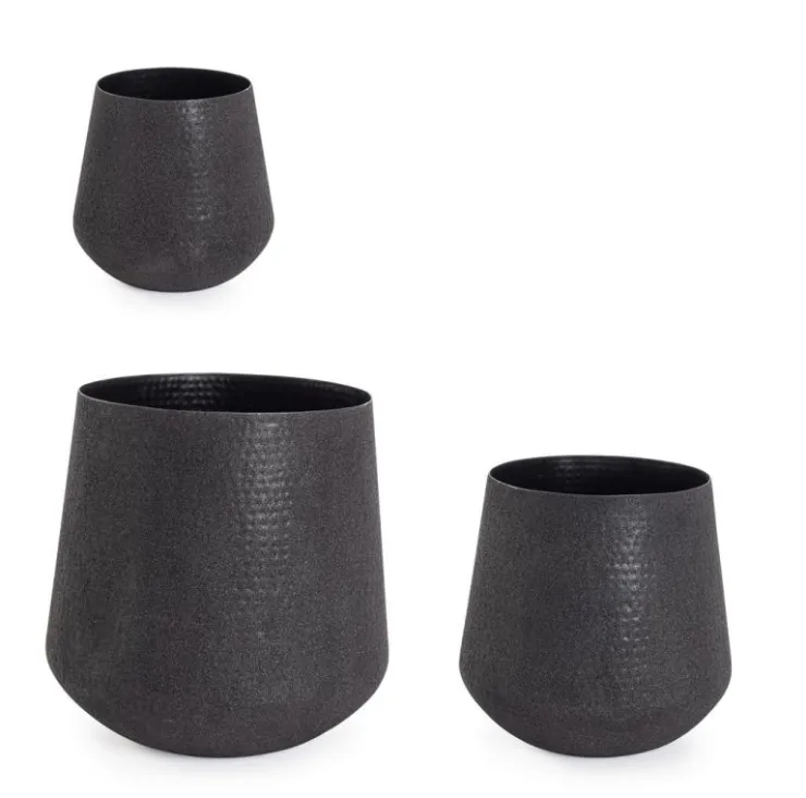 Vasi E Coprivasi>Bizzotto SET3 P.VASO KENAR TO NERO