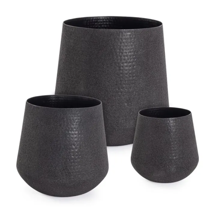 Vasi E Coprivasi>Bizzotto SET3 P.VASO KENAR TO NERO