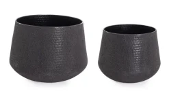 Vasi E Coprivasi>Bizzotto SET2 P.VASO KENAR TO NERO BASSO