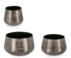 Coprivasi>Bizzotto SET3 P.VASO LATHE TO ANTRACITE