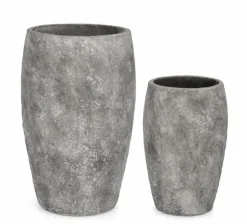 Vasi E Coprivasi>Bizzotto SET2 P.VASO MEILI ALTO GRIGIO
