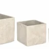 Vasi E Coprivasi>Bizzotto SET3 P.VASO MEILI QUADRATO BASSO BEIGE