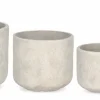 Vasi E Coprivasi>Bizzotto SET4 P.VASO MEILI TONDO BEIGE