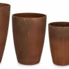 Vasi E Coprivasi>Bizzotto SET4 P.VASO MEILI TONDO RUSTY