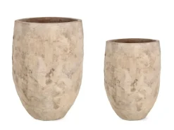 Vasi E Coprivasi>Bizzotto SET2 P.VASO MINH ALTO TERRACOTTA BRUNITA