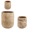 Vasi E Coprivasi>Bizzotto SET3 P.VASO MINH ALTO TERRACOTTA BRUNITA