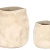 Vasi E Coprivasi>Bizzotto SET2 P.VASO MINH SAGOMATO TERRACOT CHIAR