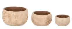 Vasi E Coprivasi>Bizzotto SET3 P.VASO MINH TO BASS TERRACOTTA MARR