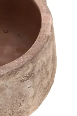 Vasi E Coprivasi>Bizzotto SET3 P.VASO MINH TONDO TERRACOTTA BRUNIT