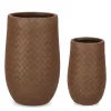 Vasi E Coprivasi>Bizzotto SET2 P.VASO RHOMBUS BOMB ALTO RUSTY