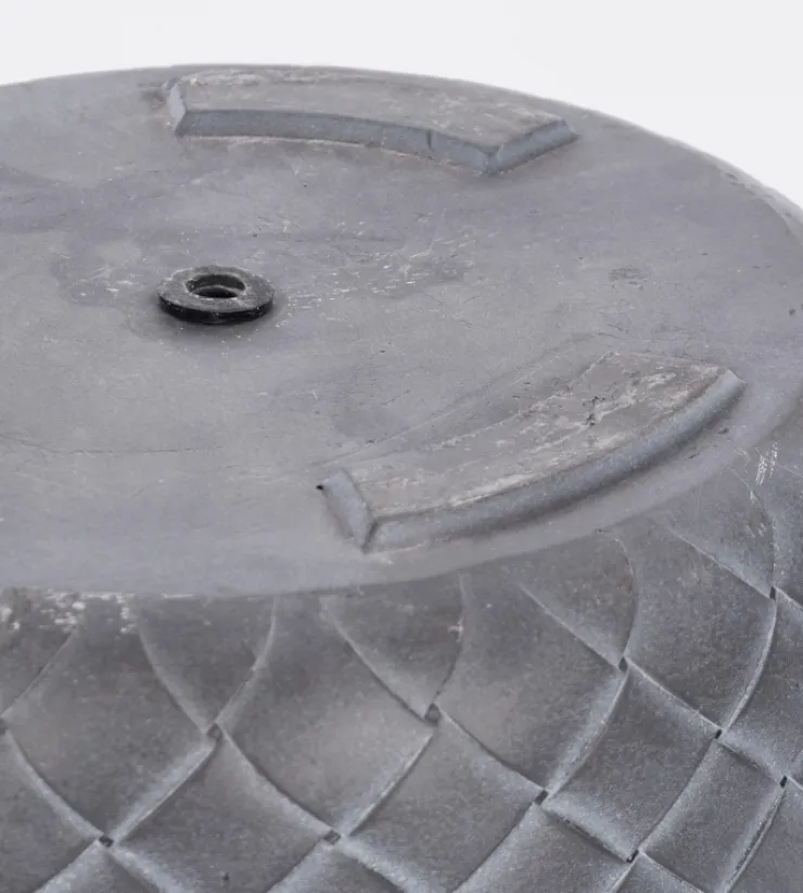 Vasi E Coprivasi>Bizzotto SET2 P.VASO RHOMBUS BOMB BASSO ANTRACITE