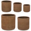 Vasi E Coprivasi>Bizzotto SET5 P.VASO RIGO CIL RUSTY