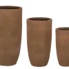 Vasi E Coprivasi>Bizzotto SET3 P.VASO RIGO TO RUSTY ALTO