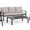 Salotti Completi>Bizzotto SET4 SALOTTO C-C ELNA ANTRACITE LH32