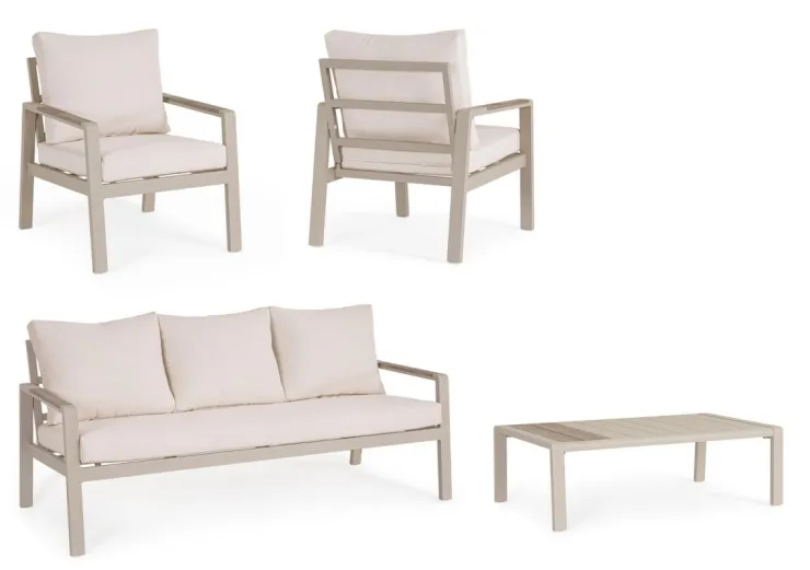 Salotti Completi>Bizzotto SET4 SALOTTO C-C ELNA PEYOTE