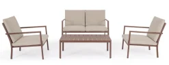 Salotti Completi>Bizzotto SET4 SALOTTO C-C KONNOR BARN