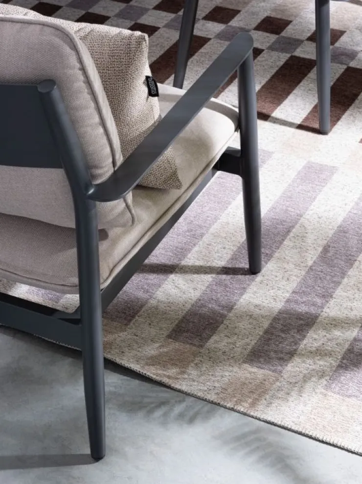 Salotti Completi>Bizzotto SET4 SALOTTO C-C NEBULA ANTRACITE YK13