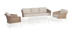 Salotti Completi>Bizzotto SET4 SALOTTO C-C OCEANA VAPOR YK15