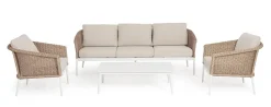 Salotti Completi>Bizzotto SET4 SALOTTO C-C OCEANA VAPOR YK15